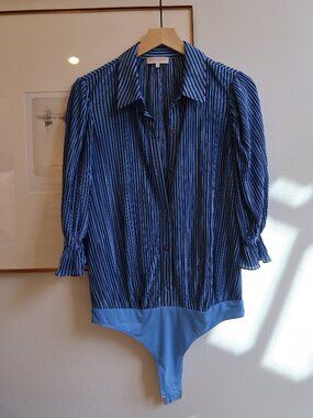 Ramy Brook Pleated Dina Bodysuit